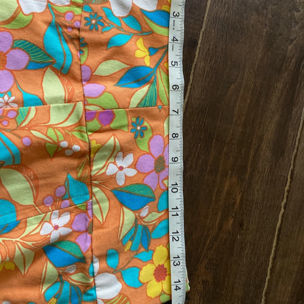 Urban Outfitters Orange Retro Mini Skirt | S - Picture 4 of 8